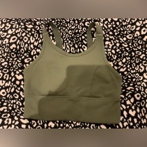 Offline Aerie maximum support, green sports bra. Size small.